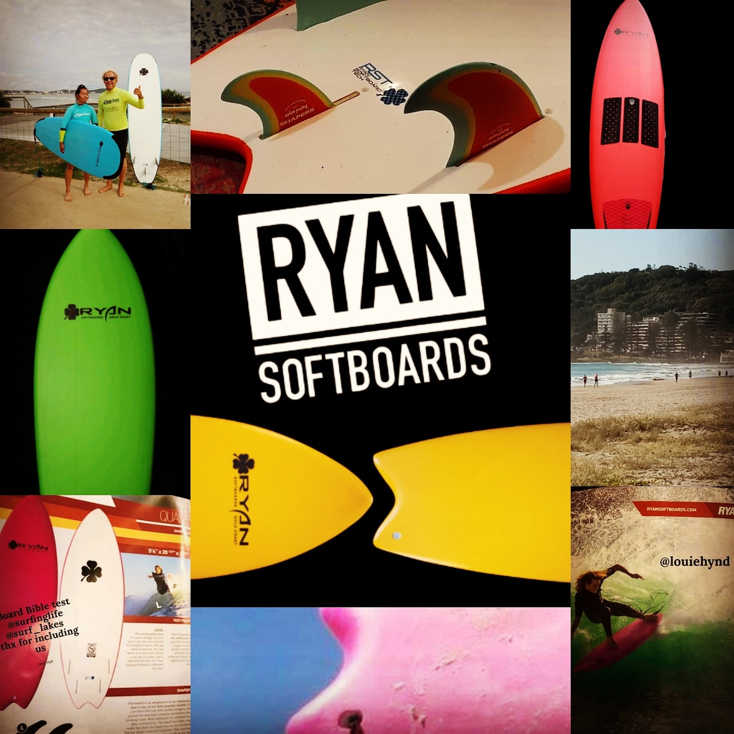 Ryan Softboards: Premium Australian-made softboards for surfers of all levels.
